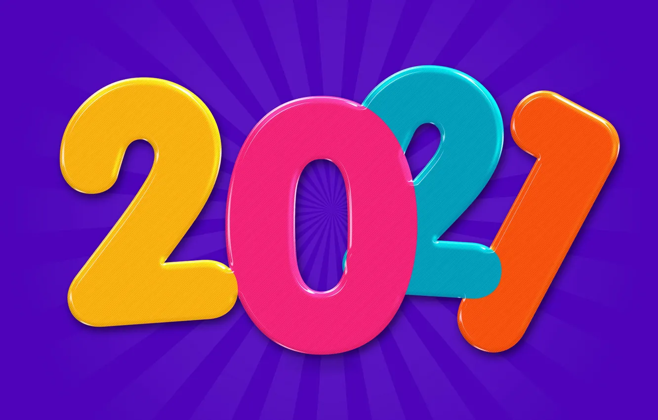 Фото обои фон, цифры, Новый год, 2021