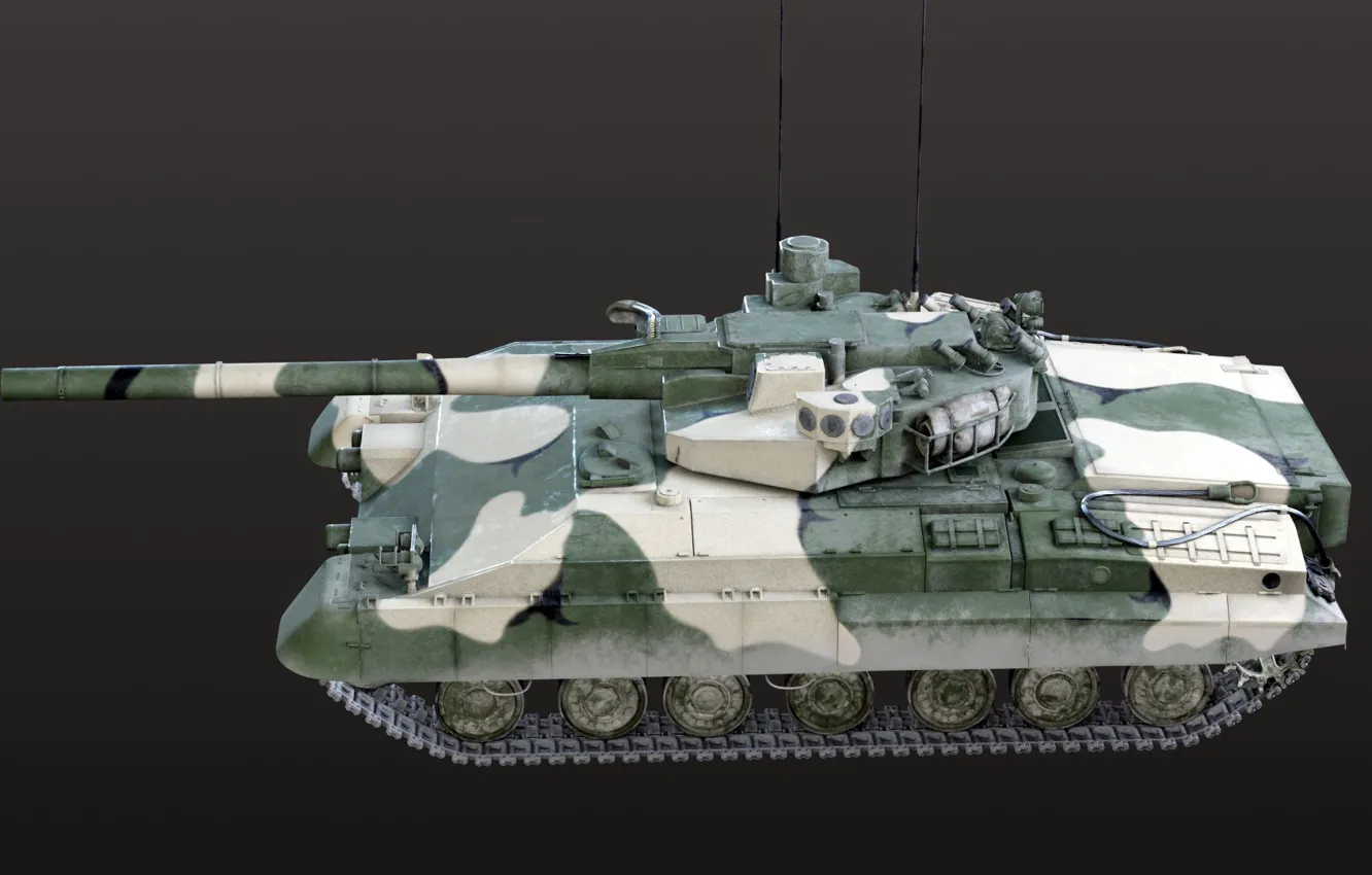 Фото обои СССР, Опытный танк, Объект 490А Боксер