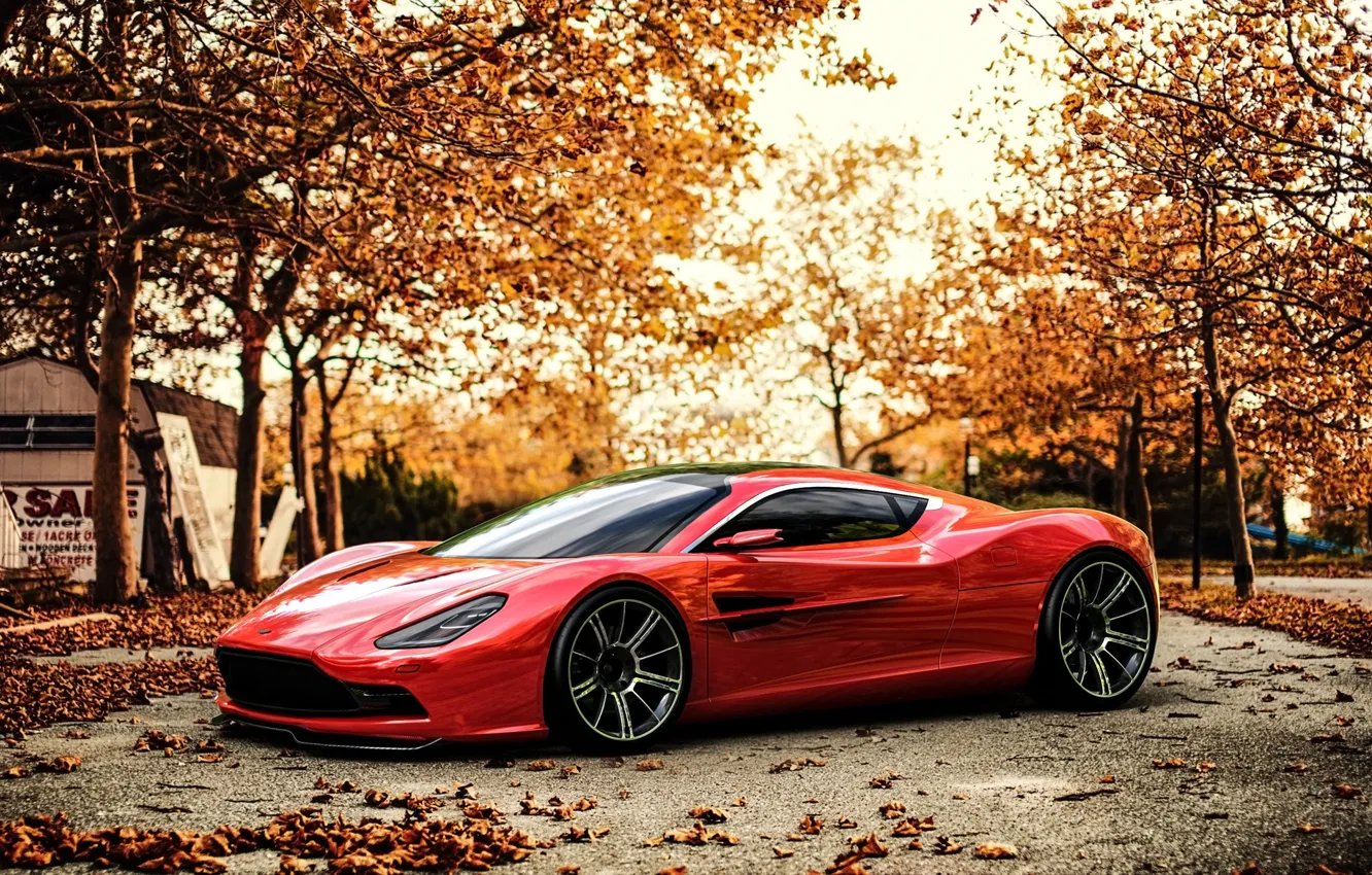 Фото обои car, авто, Concept, астон мартин, рендер, Aston Martin DBC