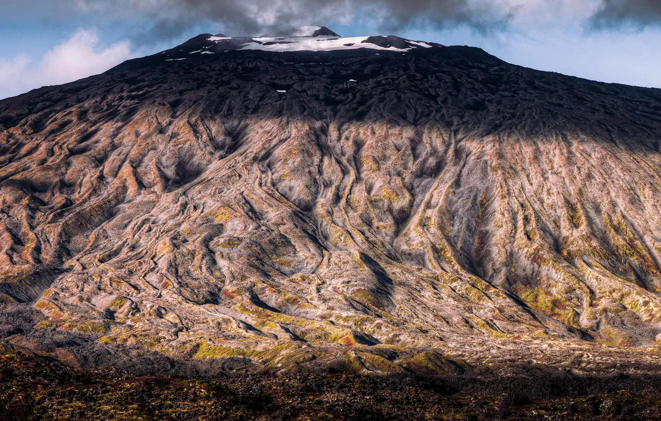 Фото обои пейзаж, природа, Snæfellsjökull Volcano