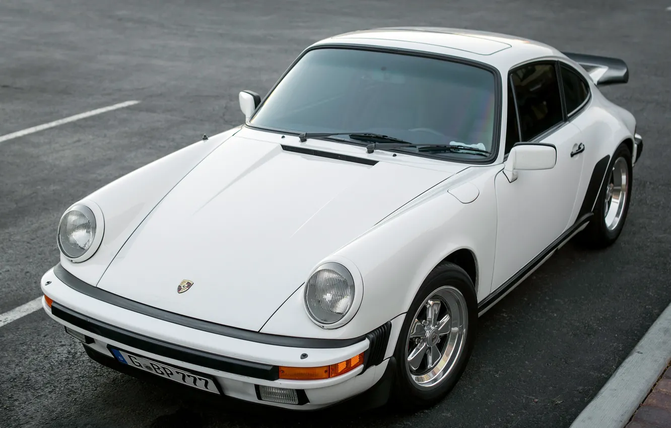 Фото обои ретро, Porsche, классика, 911 SC