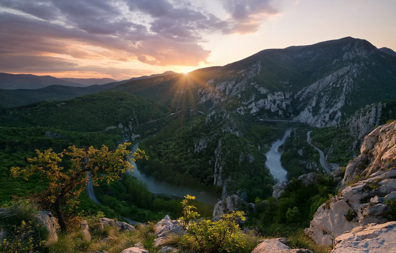 Фото обои Nature, Landscape, Dawn, Morning, Bulgaria