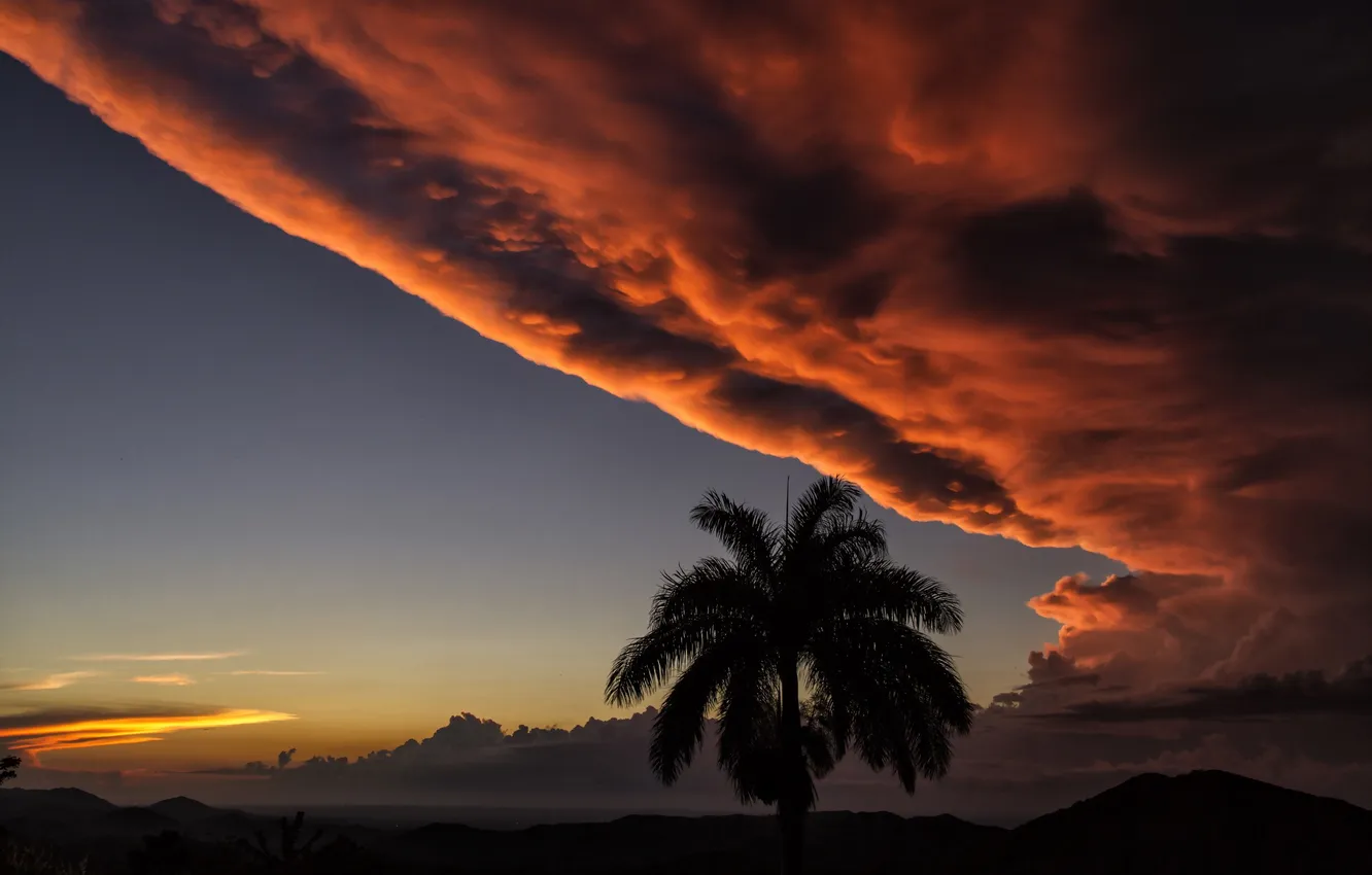 Фото обои Sunset, Cuba, Manigaragua