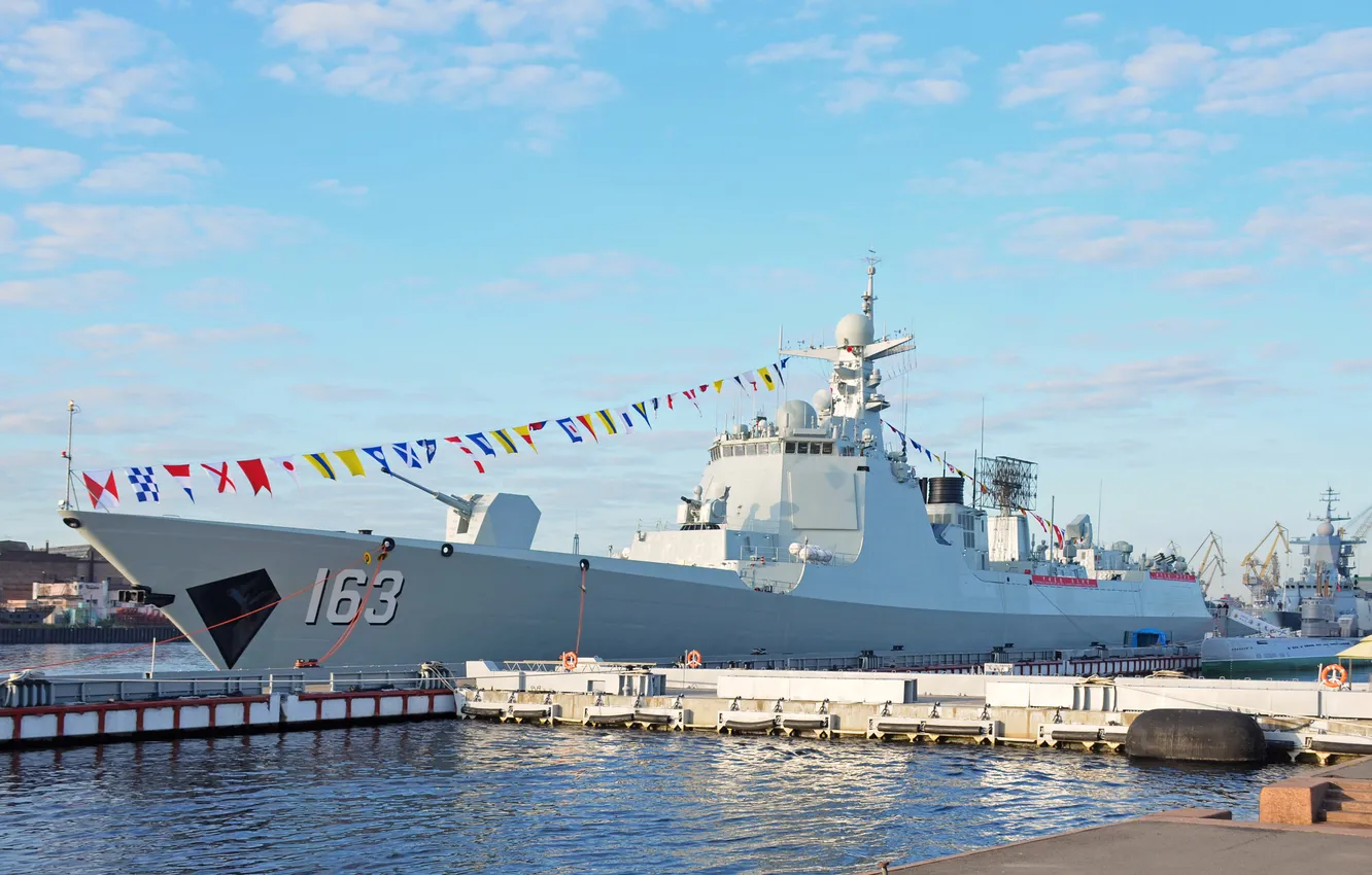 Фото обои эскадренный миноносец, ВМС Китая, Jiaozuo