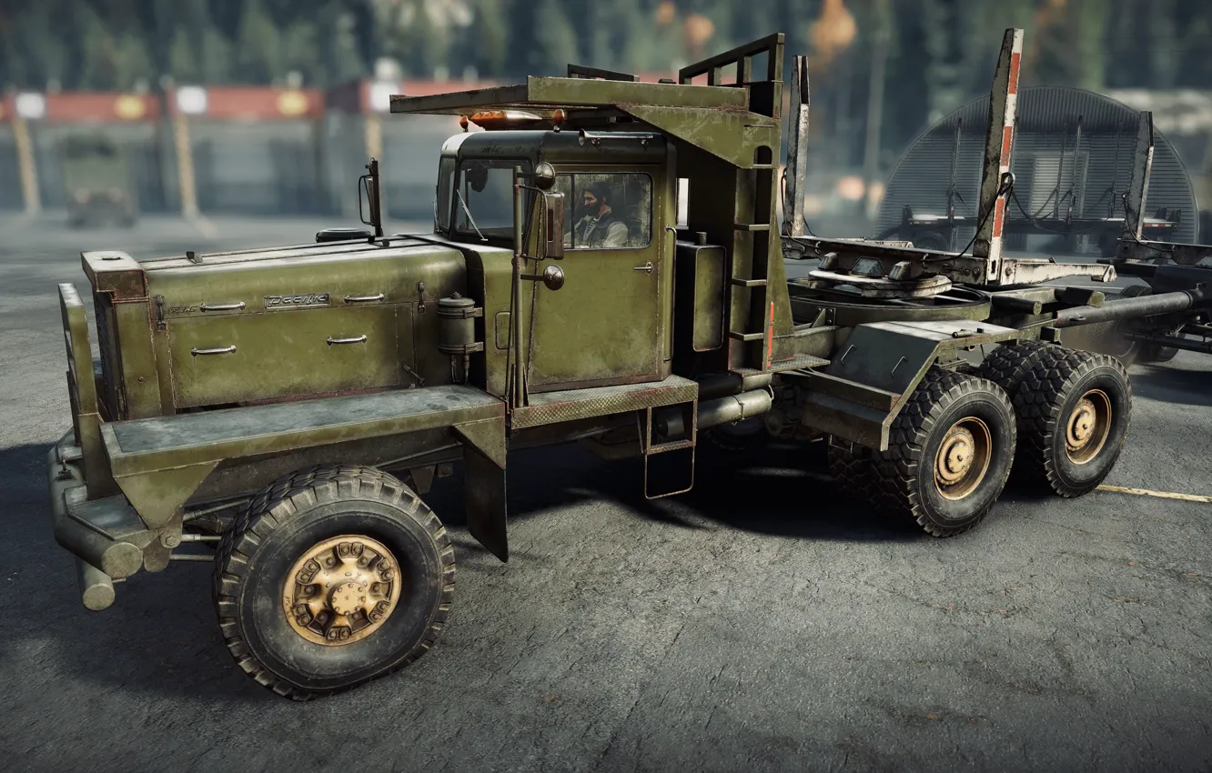 Фото обои HDR, Truck, Game, Trailer, Michigan, UHD, Xbox One X, Photography by Tom