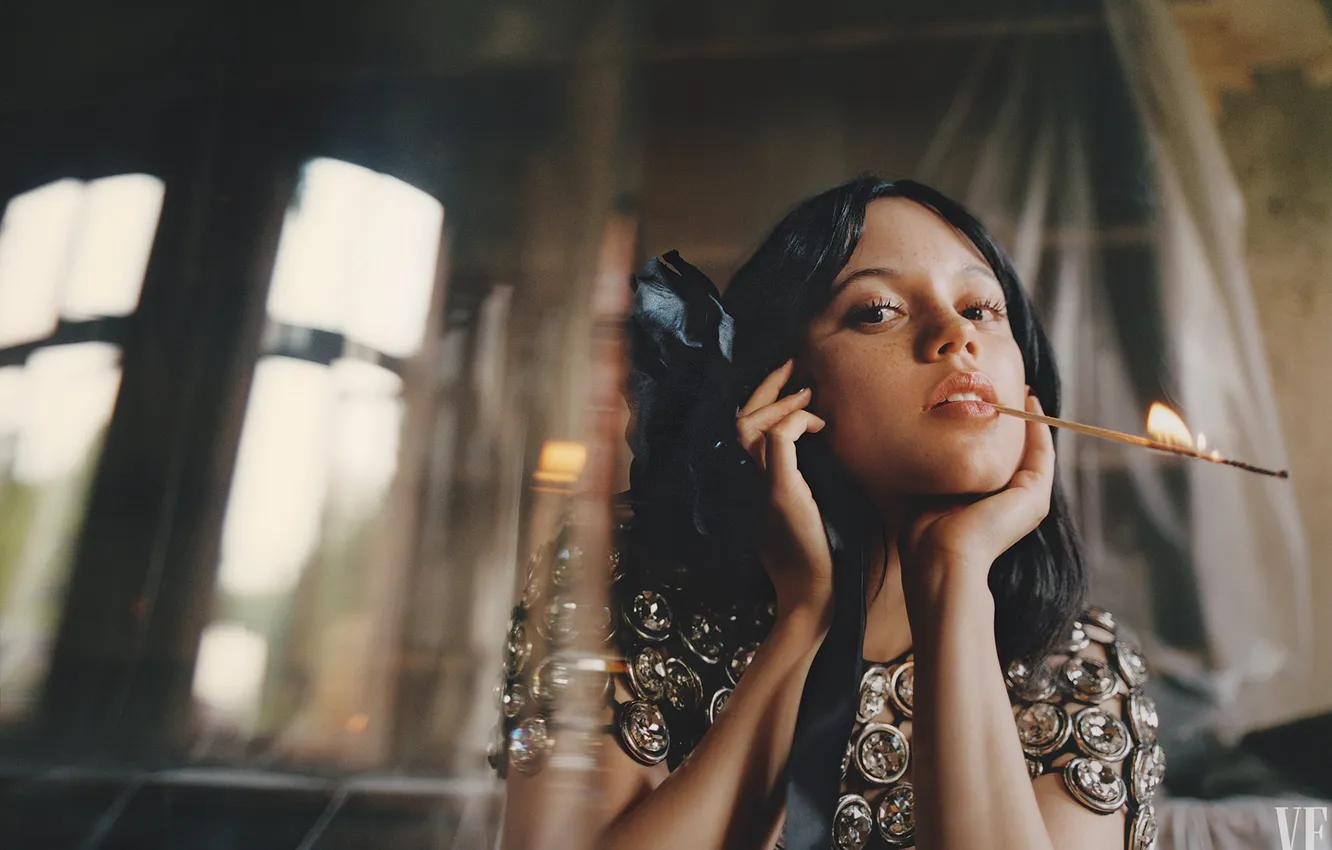 Фото обои актриса, фотосессия, Jenna Ortega