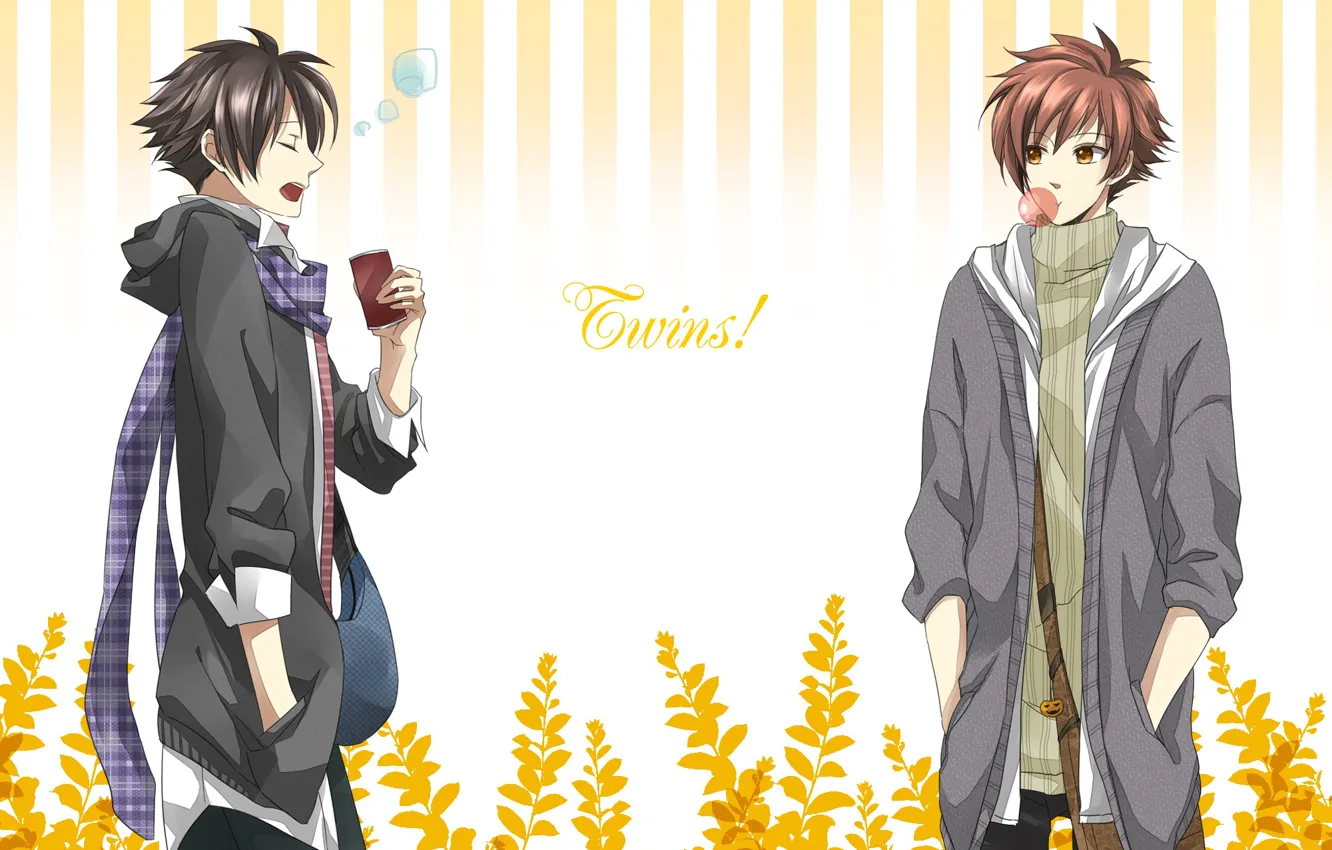 Фото обои полосы, парни, Хост-клуб Оранской школы, Ouran Koukou Host Club