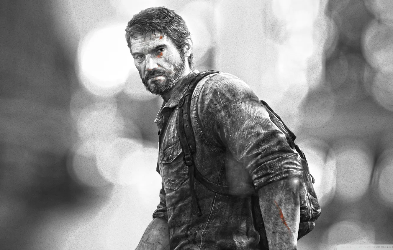 Фото обои борода, The Last of Us, Joel