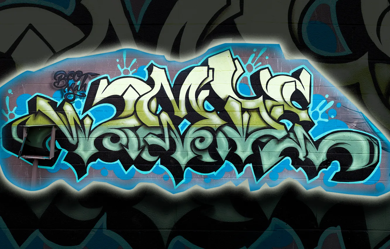 Фото обои Art, Graffiti, Paint