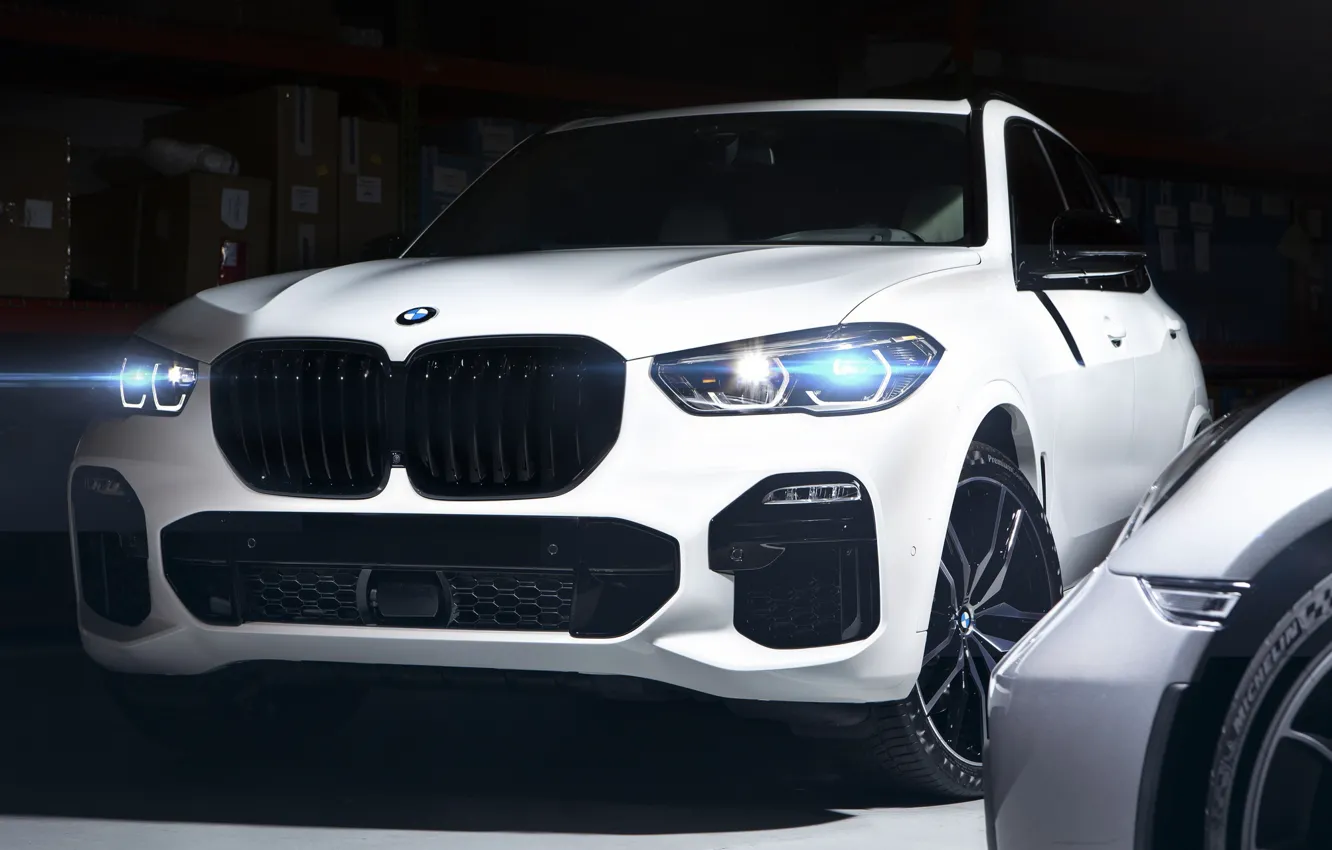 Фото обои BMW, Light, White, Sight, Adaptive LED, G05