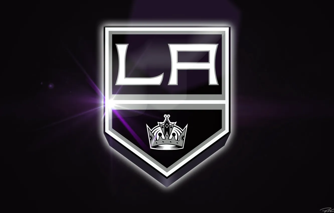 Фото обои Лого, Los Angeles, NHL, НХЛ, Kings, Корона