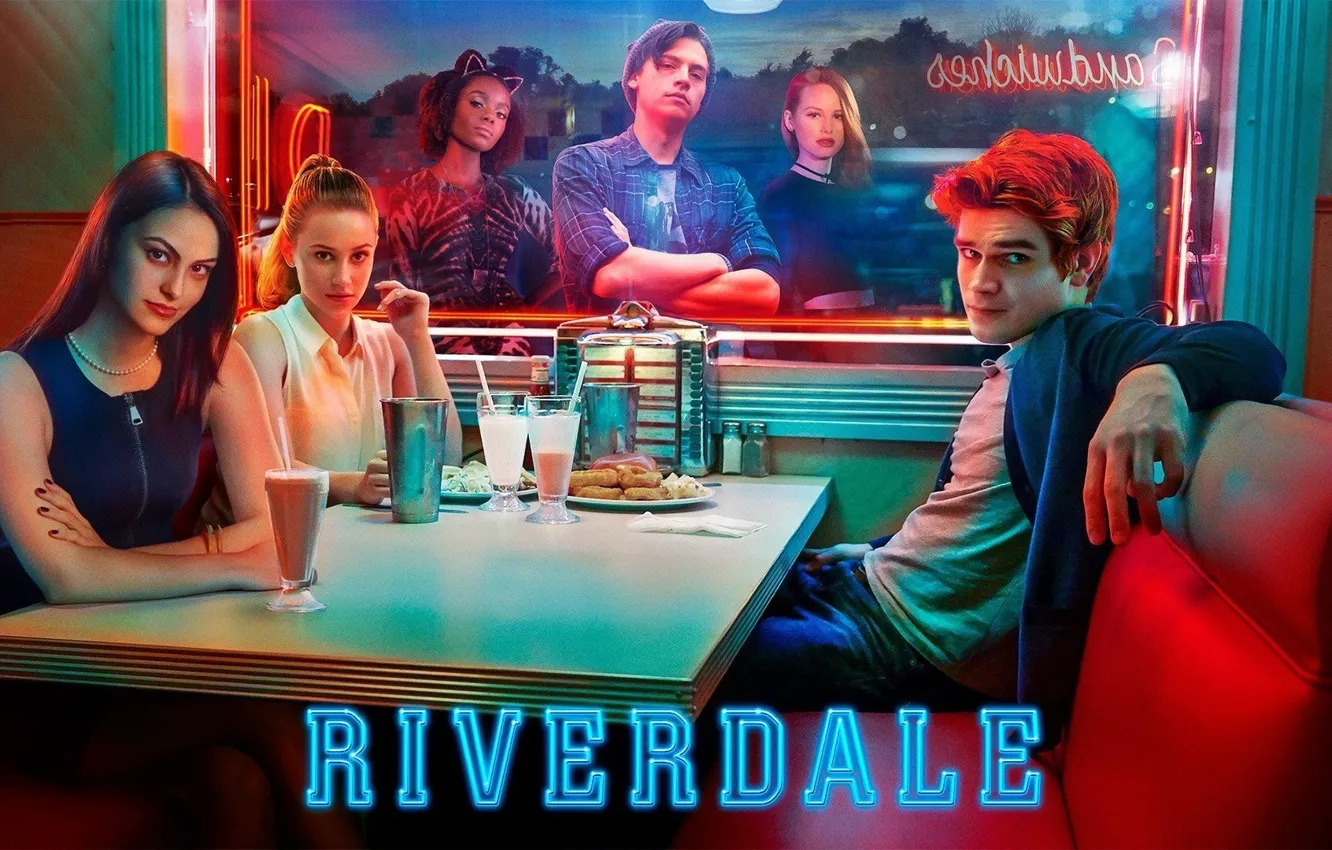 Фото обои girl, woman, man, boy, singer, tv series, Riverdale