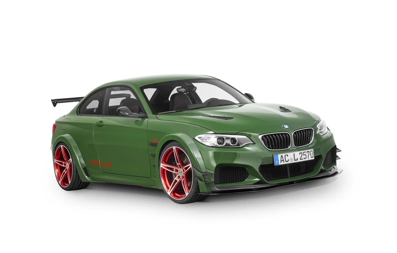 Фото обои бмв, купе, BMW, белый фон, F22, Coupe, AC Schnitzer, 2-Series