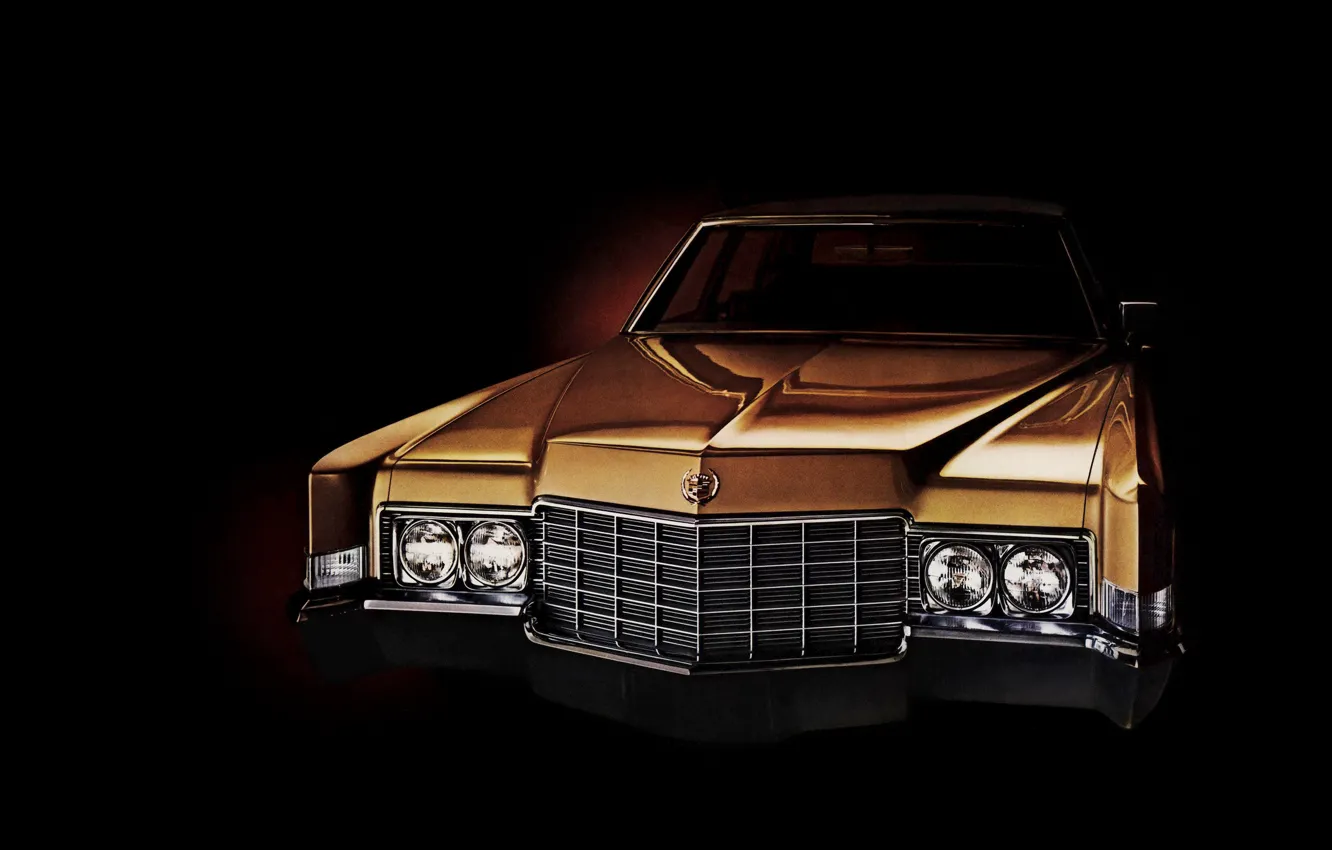 Фото обои Cadillac, 1969, кадиллак, Fleetwood, флитвуд