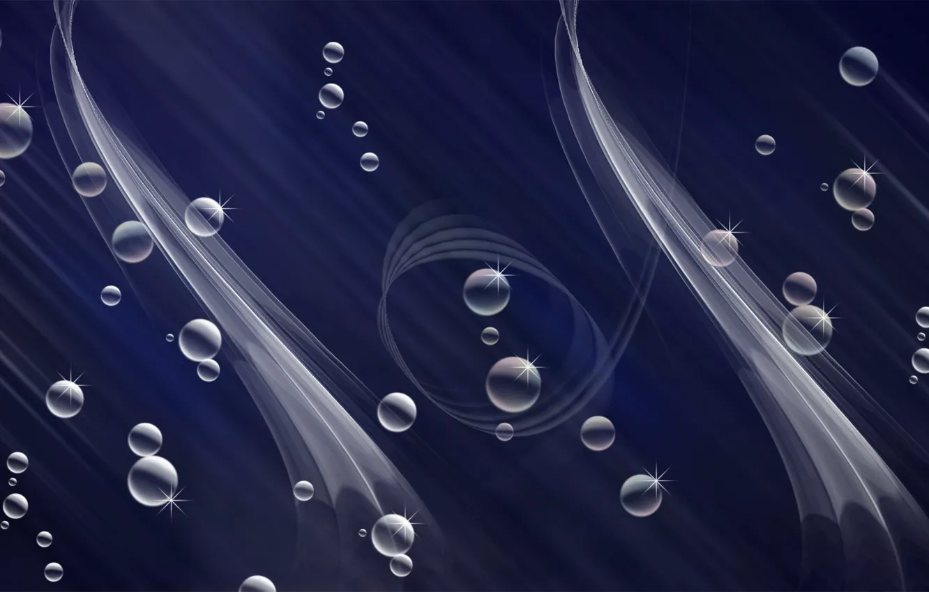 Фото обои полоса, блеск, шар, линия, bubbles, blowing