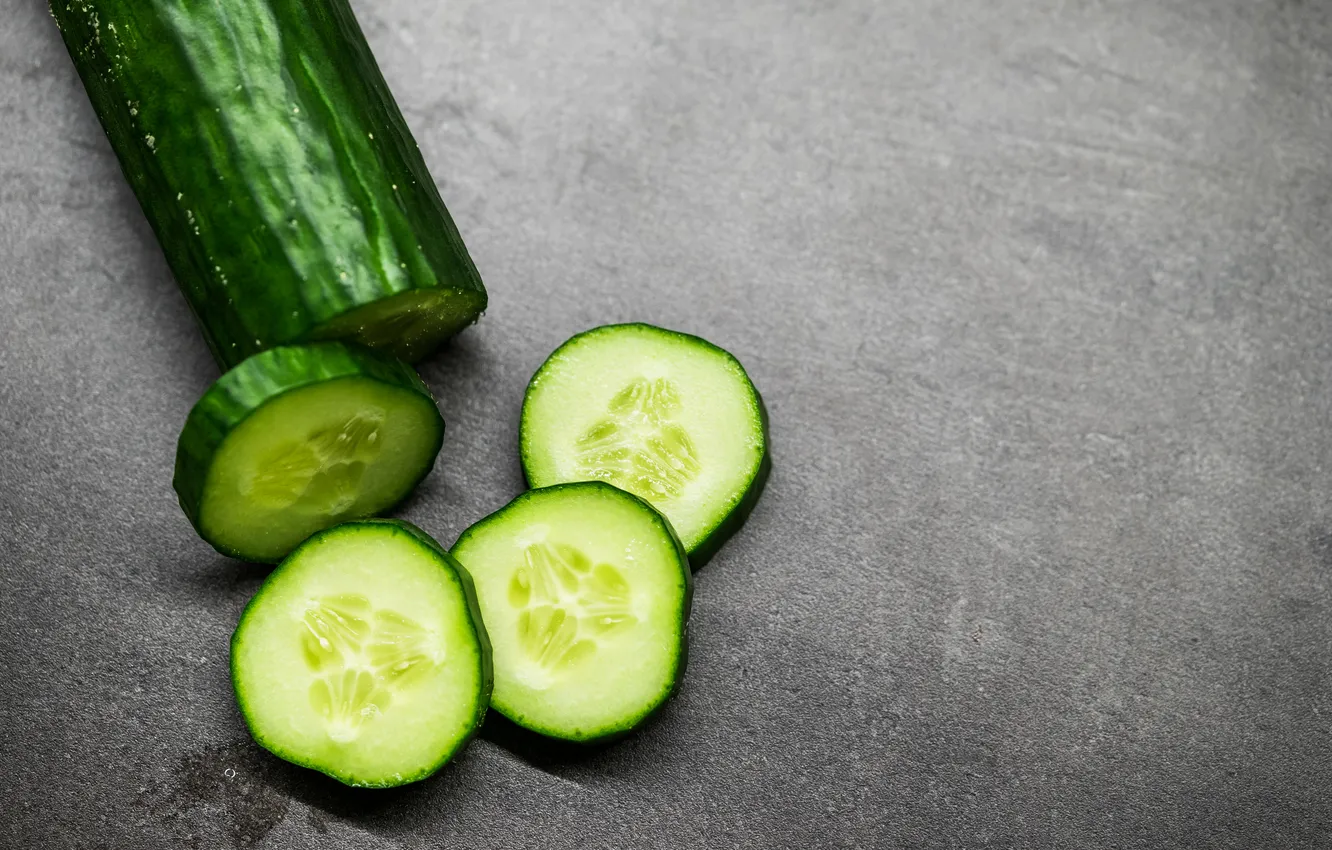 Фото обои green, cucumber, vegetable