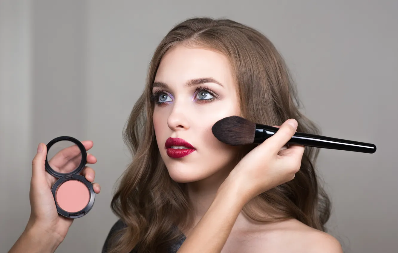 Фото обои girl, female, make up