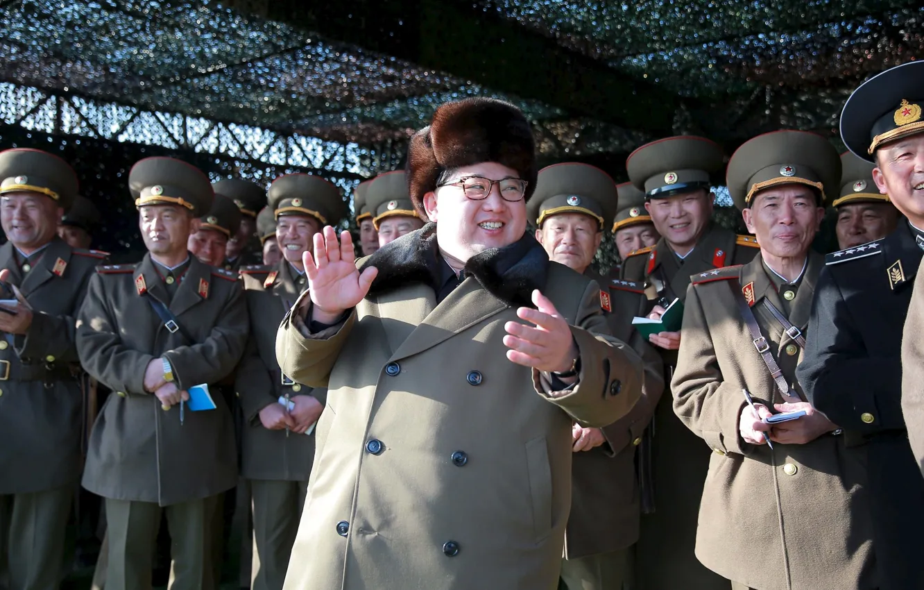 Фото обои люди, ушанка, Северная Корея, КНДР, диктатор, Ким Чен Ын, Диктатура, Тоталитаризм