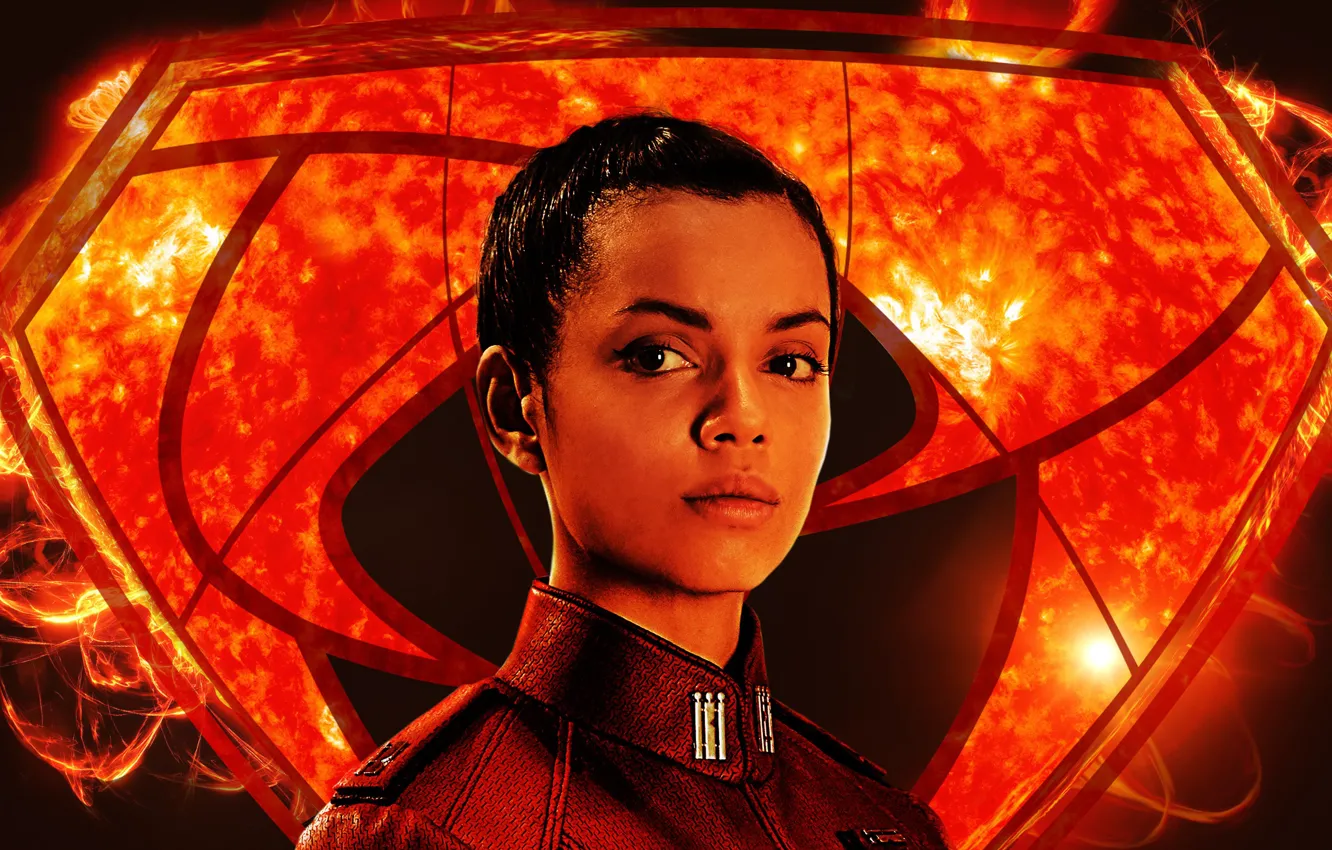 Фото обои девушка, фантастика, сериал, постер, tv series, Krypton, Georgina Campbell, Криптон