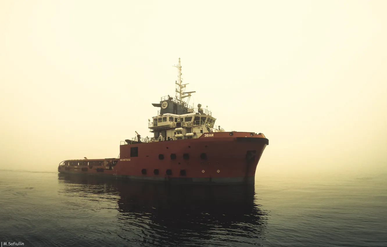 Фото обои Судно, ship, oilandgas, supplyvessel, offshorevessel, anchorhandling, эвай, M.Safiullin