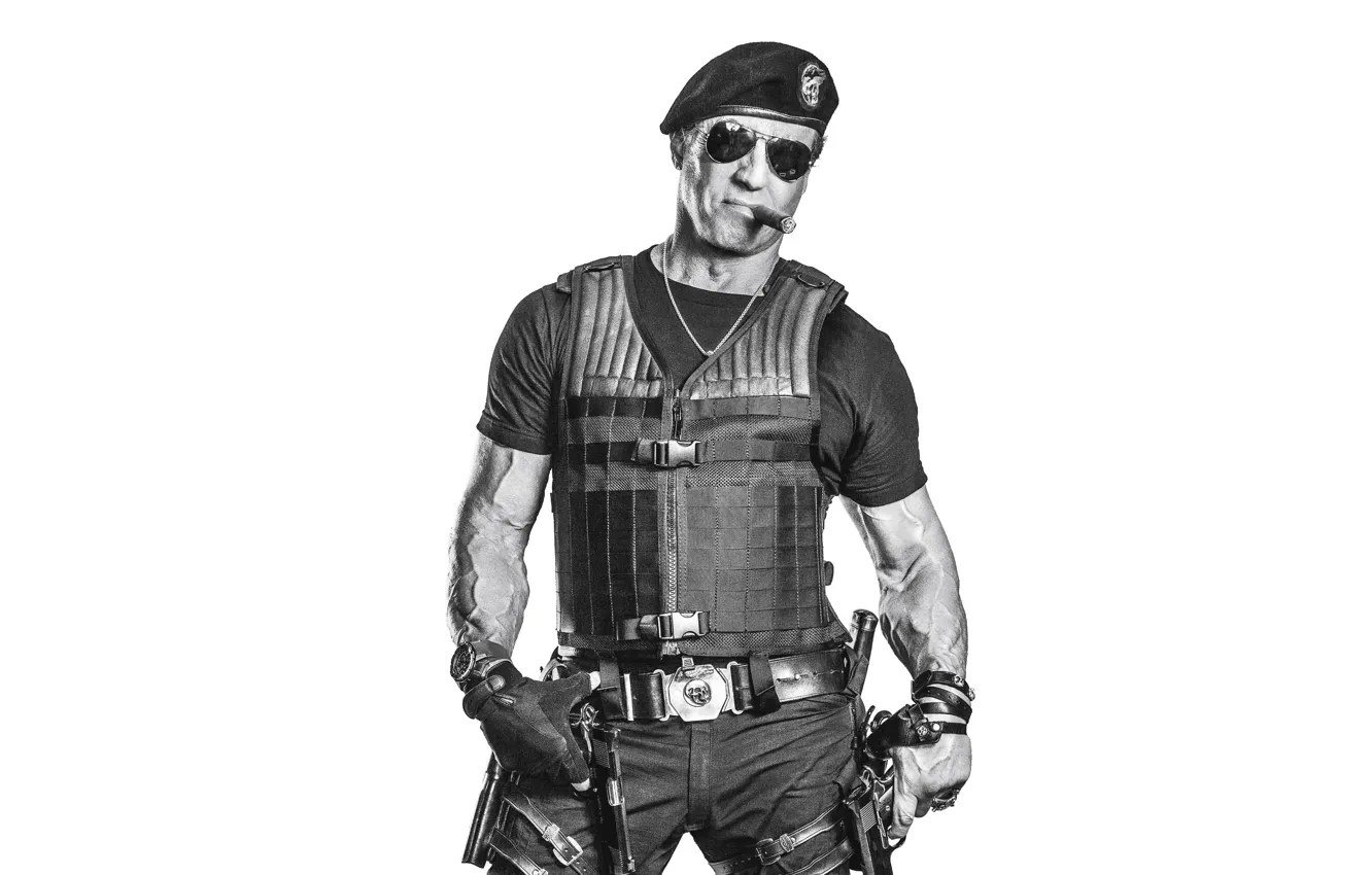 Фото обои поза, оружие, The Expendables, Сильвестр Сталлоне, Неудержимые, Sylvester Stallone, Barney Ross