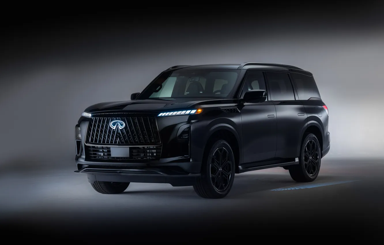 Фото обои Infiniti, Внедорожник, Sport, SUV, Люкс, AWD, QX80, Luxe