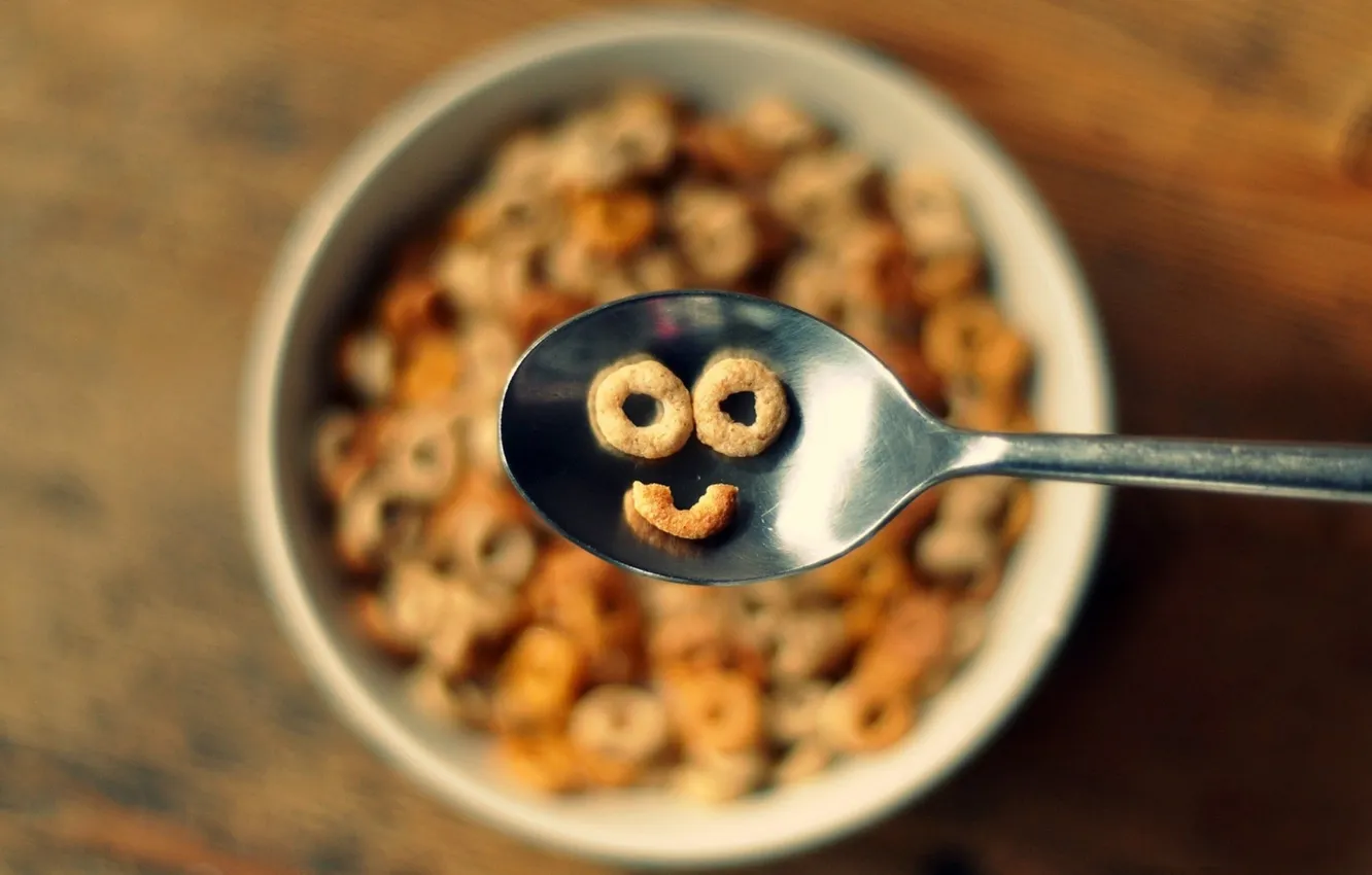 Фото обои улыбка, еда, завтрак, smile, food, breakfast, milk