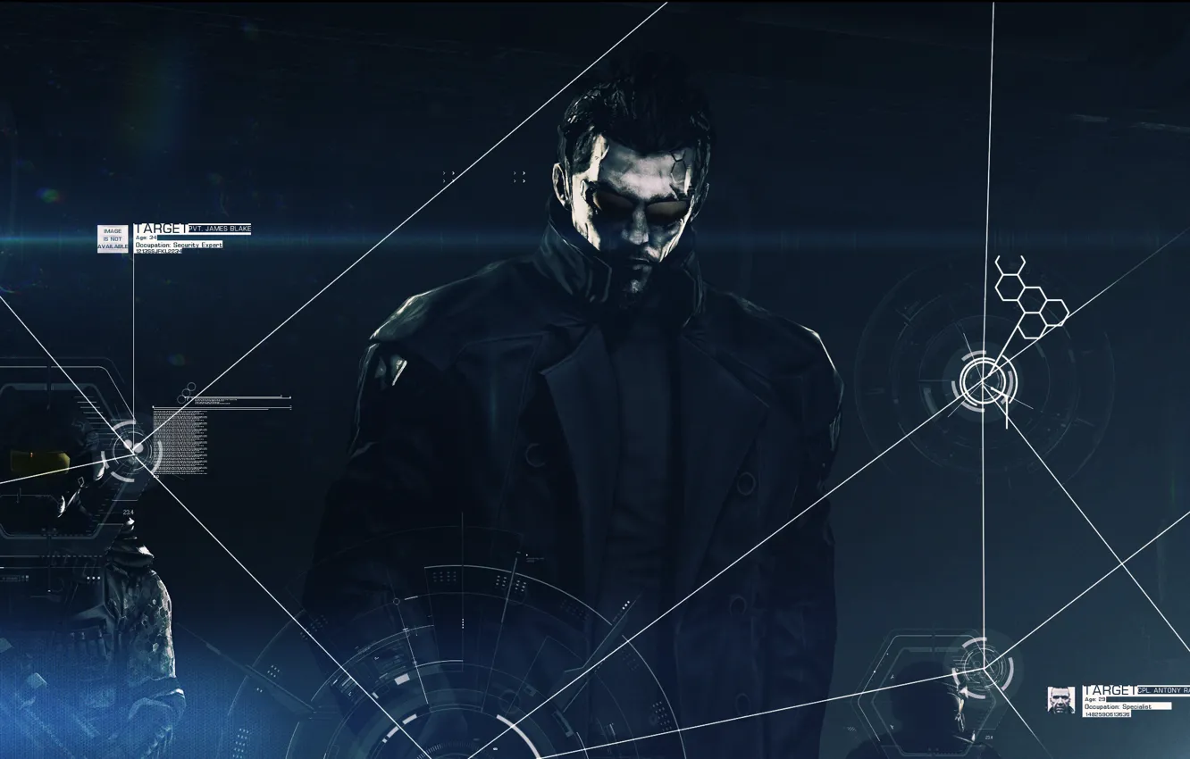 Фото обои Deus Ex, Human Revolution, адам дженсен, Eidos Interactive