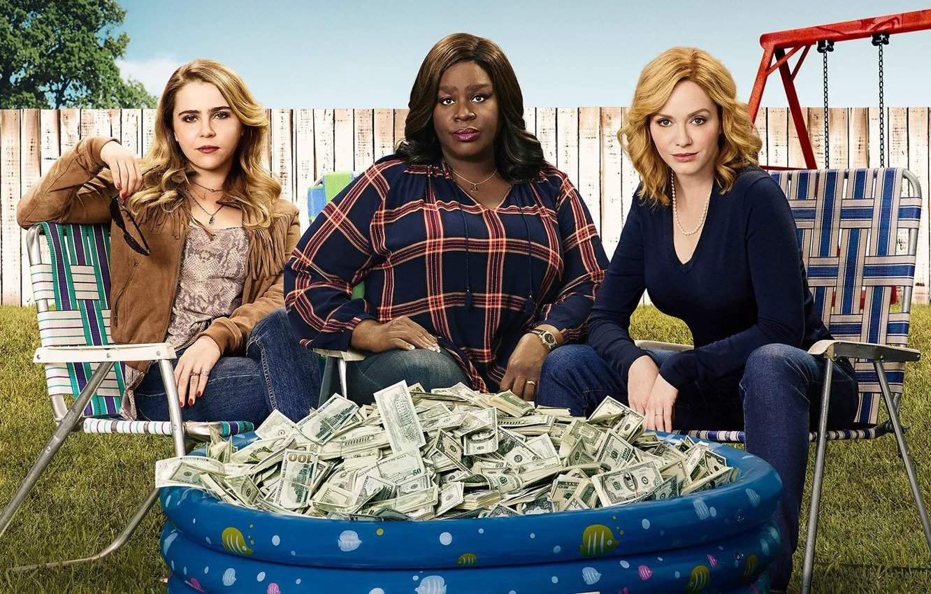 Фото обои деньги, сериал, Фильмы, актрисы, Good Girls, Хорошие девчонки