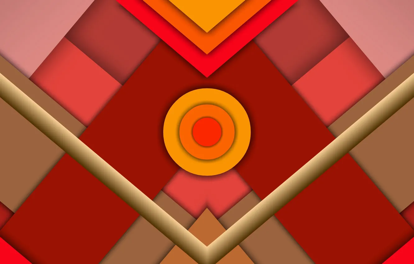 Фото обои круги, треугольник, слой