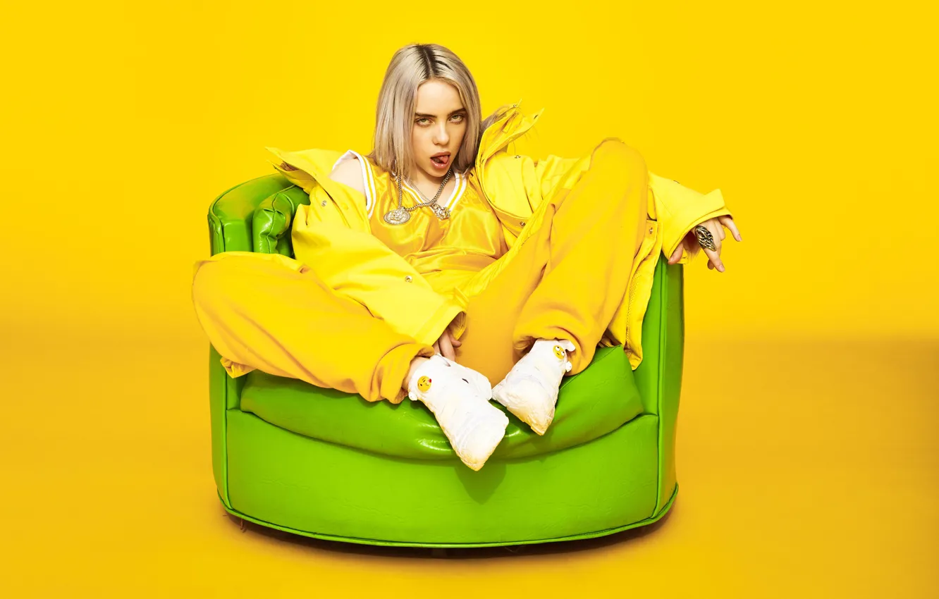 Фото обои певица, singer, Billie Eilish, Билли Айлиш