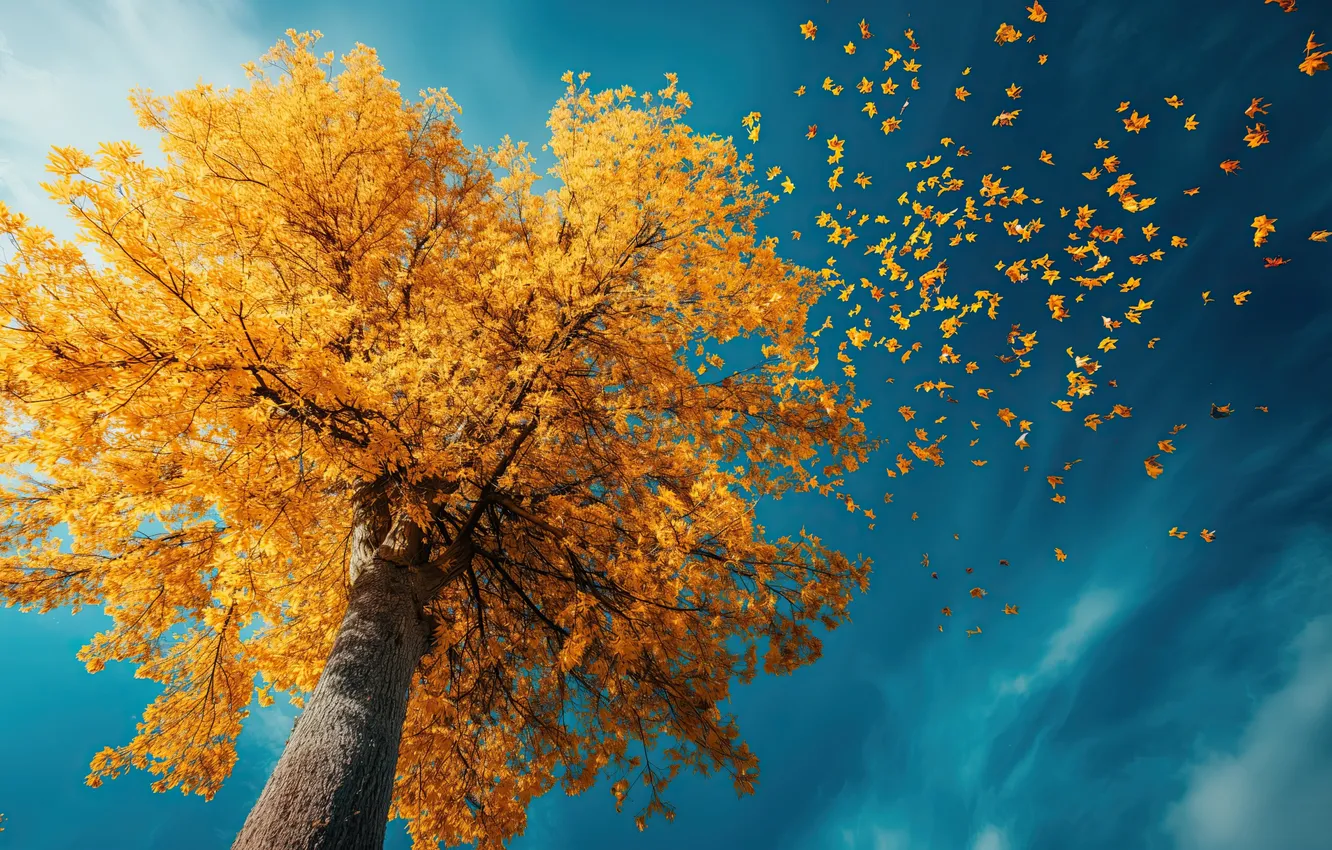 Фото обои nature, autumn, leaves, tree