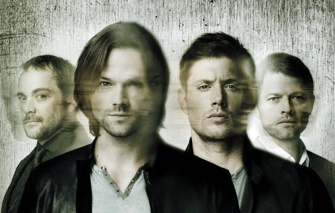 Фото обои взгляд, лица, сериал, парни, актеры, мужчины, Supernatural, Jensen Ackles