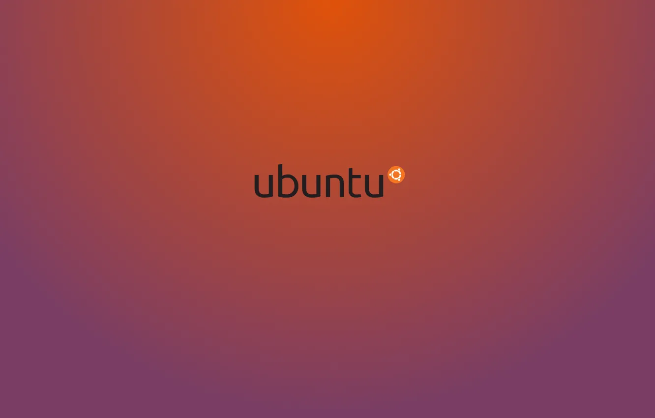 Фото обои фон, минимализм, linux, ubuntu, Purple