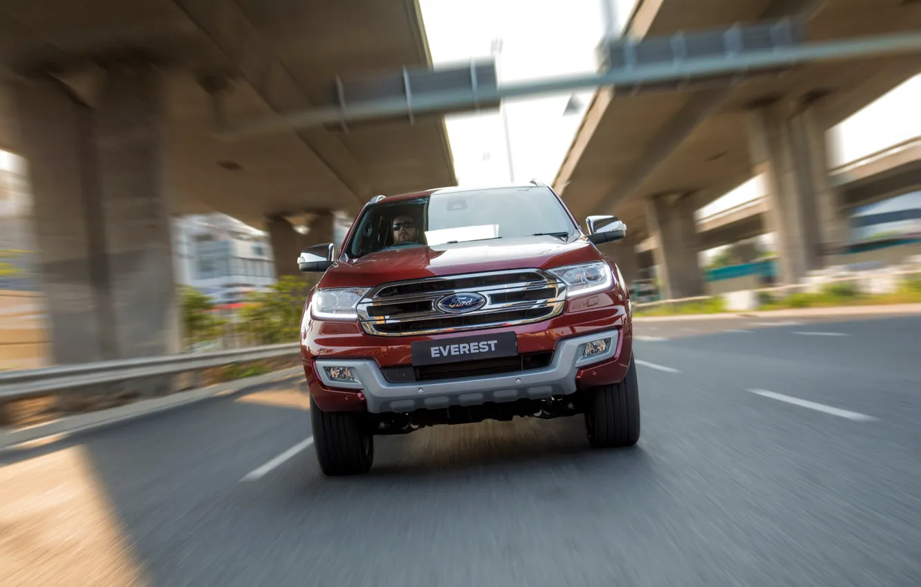 Фото обои Ford, развязка, Everest, Limited, 4WD, 2015