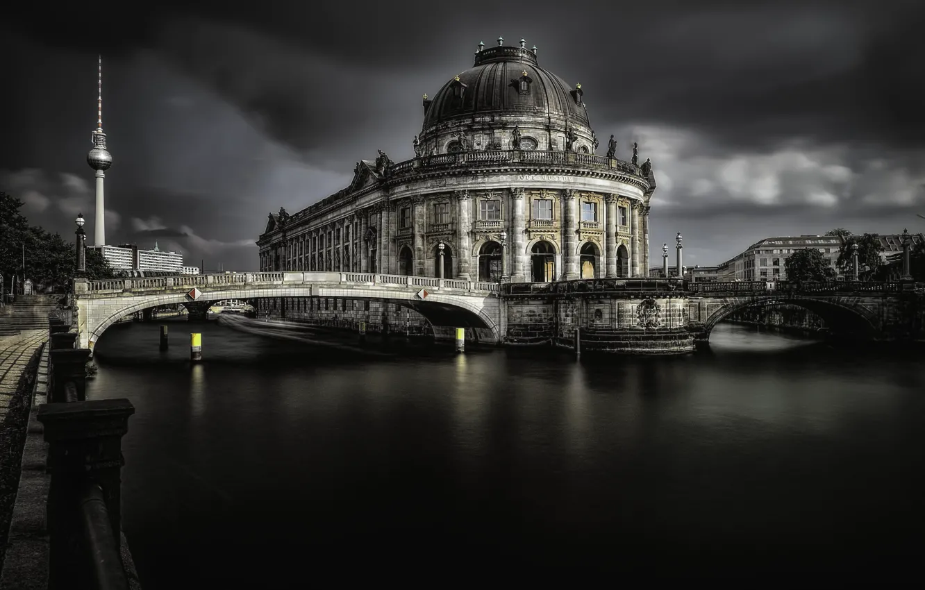 Фото обои город, Berlin, Museums Insel