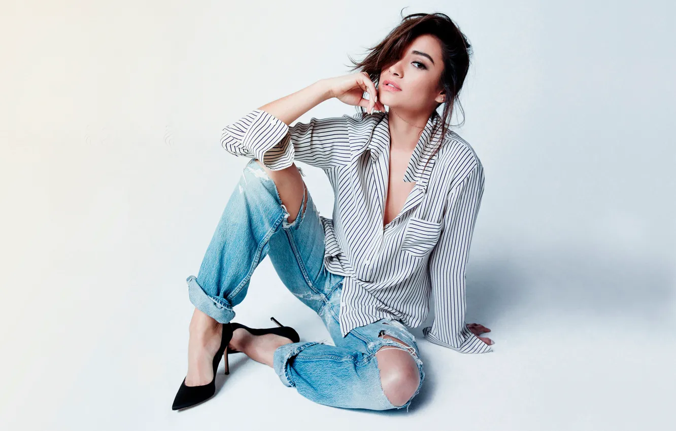 Фото обои фотосессия, Shay Mitchell, Yahoo Style, Шей Митчелл