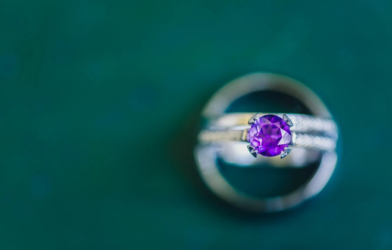 Фото обои фиолетовый, сиреневый, камень, кольцо