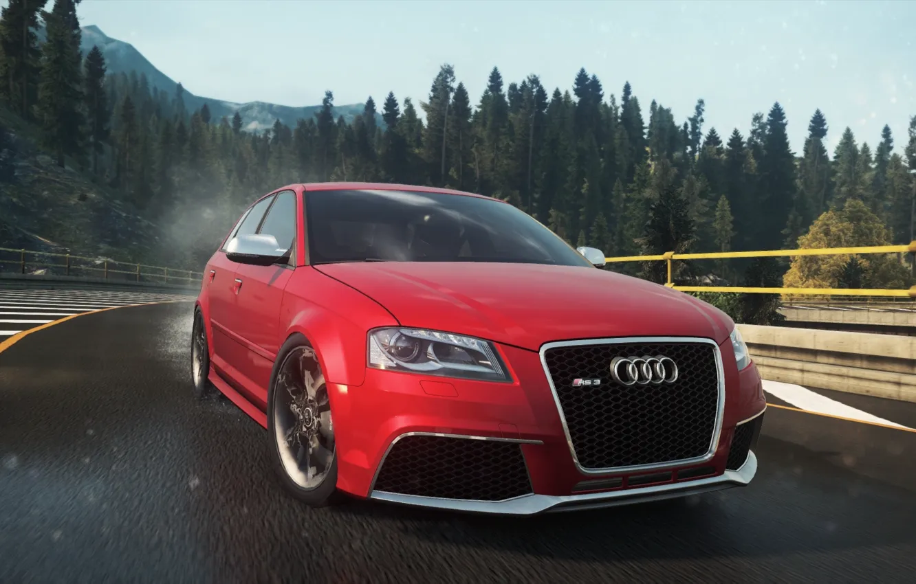 Фото обои Audi, 2012, Need for Speed, nfs, Sportback, Most Wanted, RS3, нфс