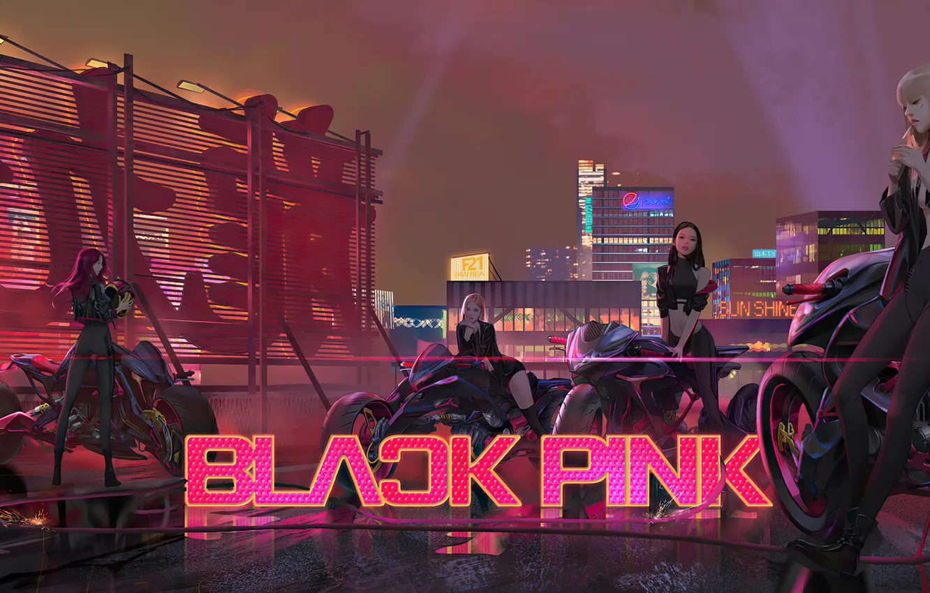 Фото обои Music, K-Pop, vocals, Blackpink