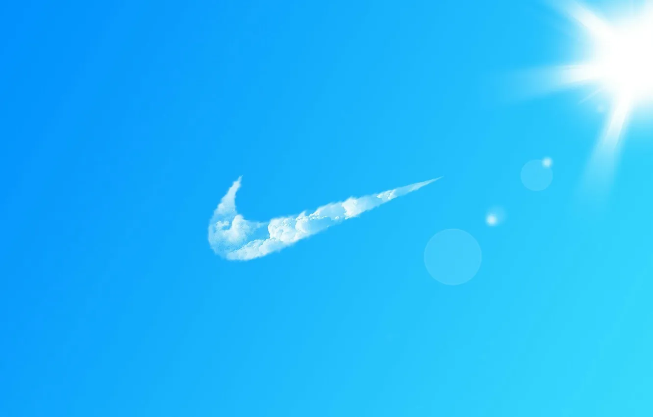 Фото обои небо, sky, найк, nike