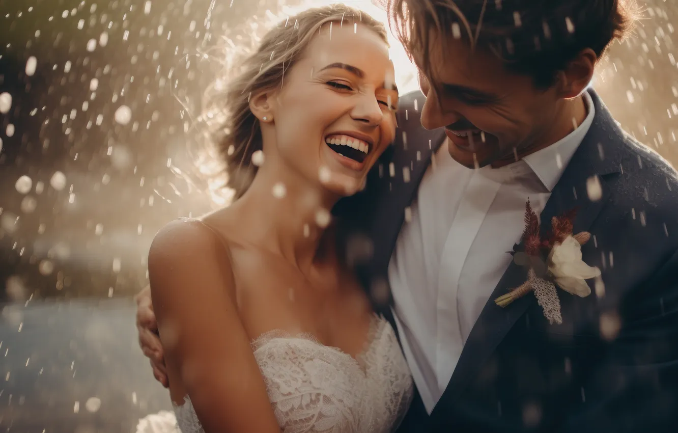 Фото обои взгляд, девушка, свет, радость, счастье, брызги, лицо, поза