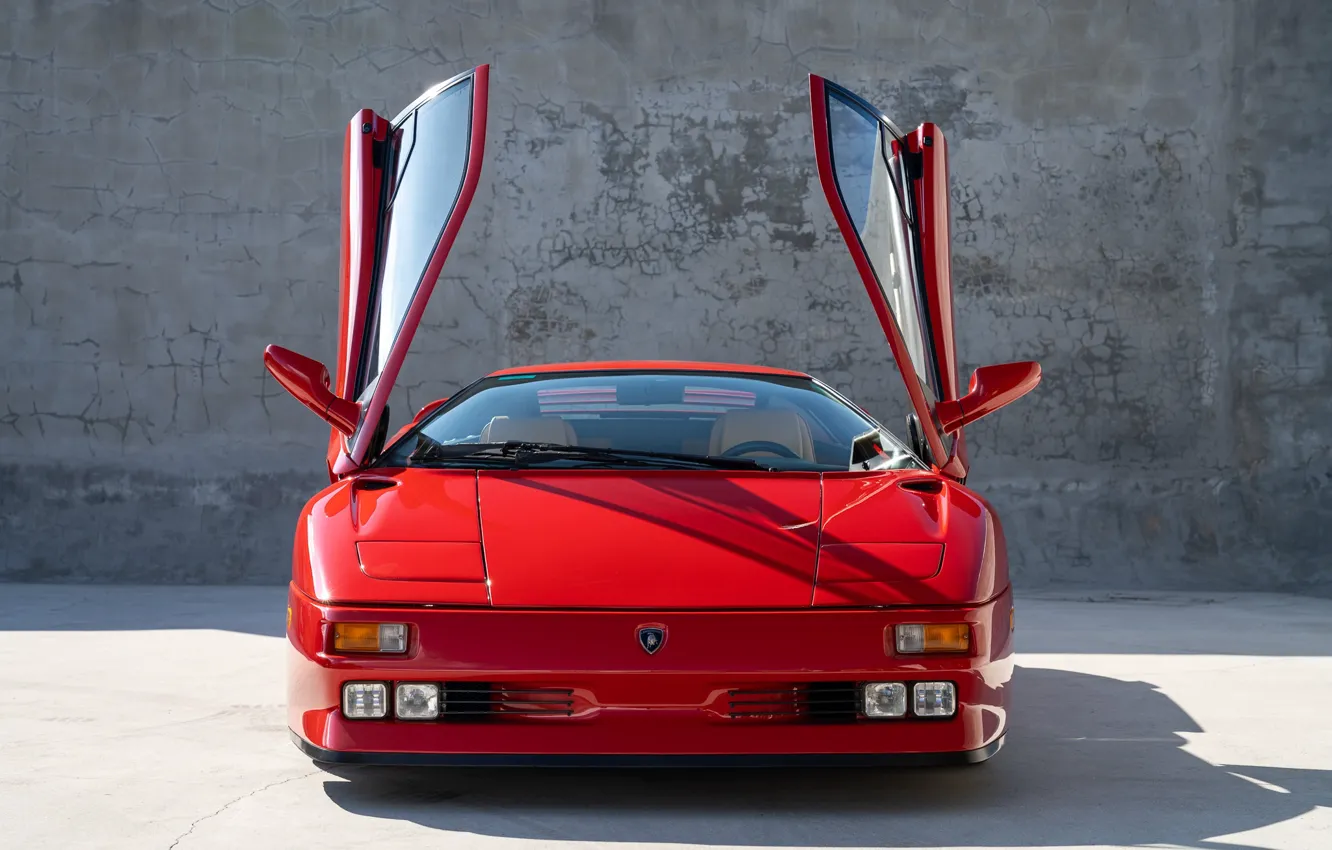 Фото обои Lamborghini, Diablo, front view, Lamborghini Diablo SE30