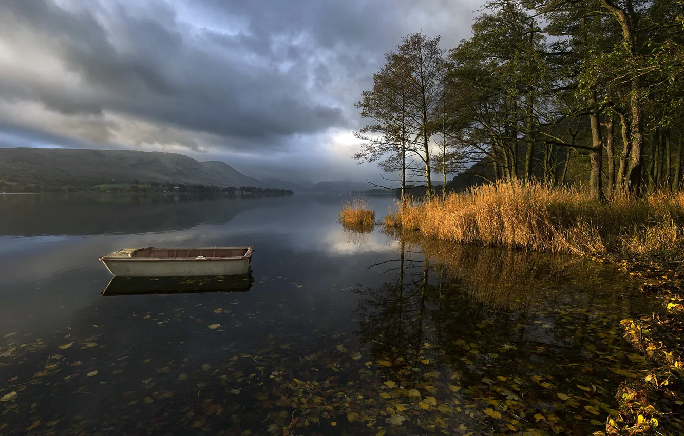 Фото обои Lake District, Ullswater, Pooley Bridge, Autumnal Light