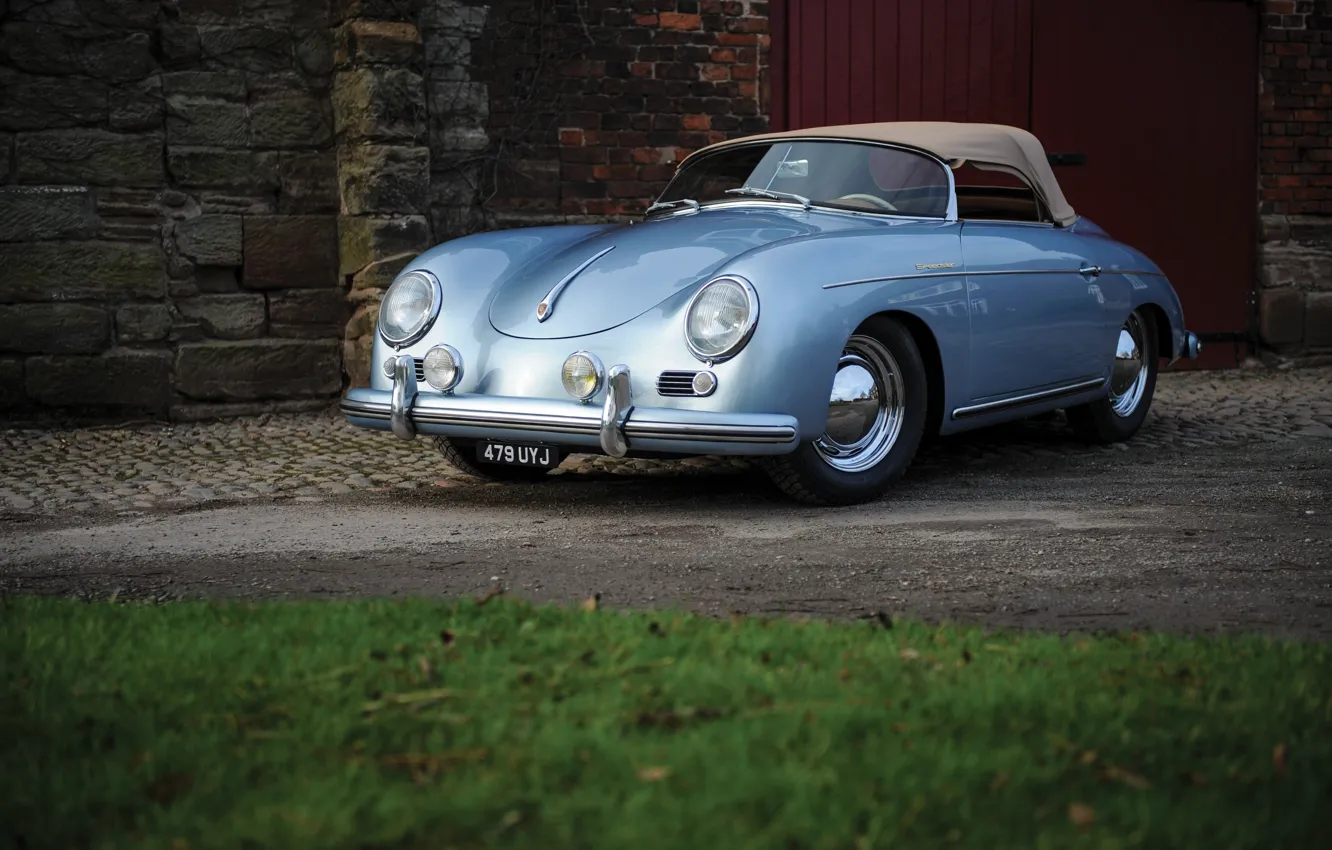 Фото обои Porsche, vintage, 1955, 356, Porsche 356 1500 Speedster