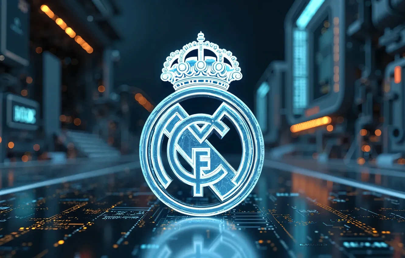 Фото обои logo, Real Madrid, badge, Real Madrid CF, crest, RealMadrid