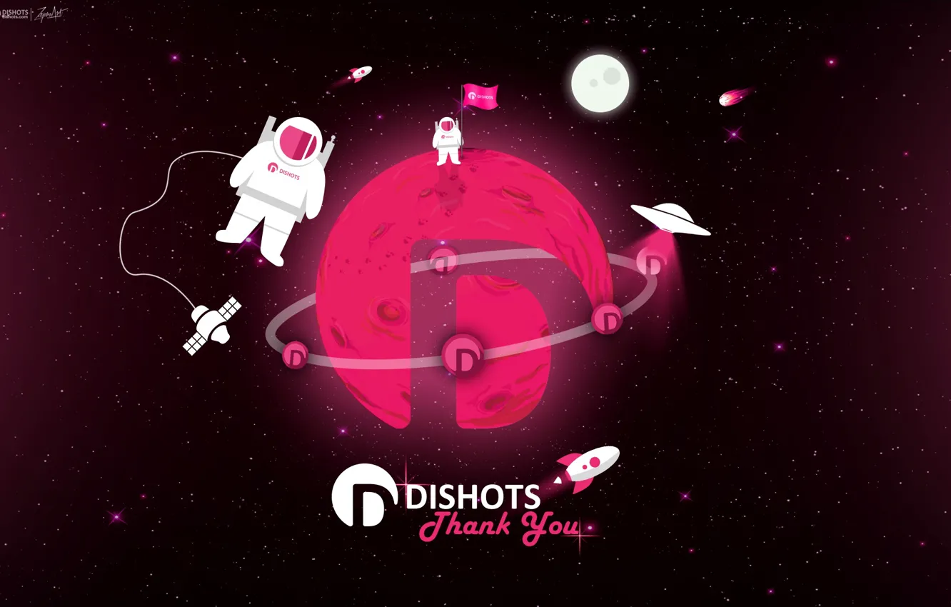 Фото обои space, design, art, planet, zeproart, dishots