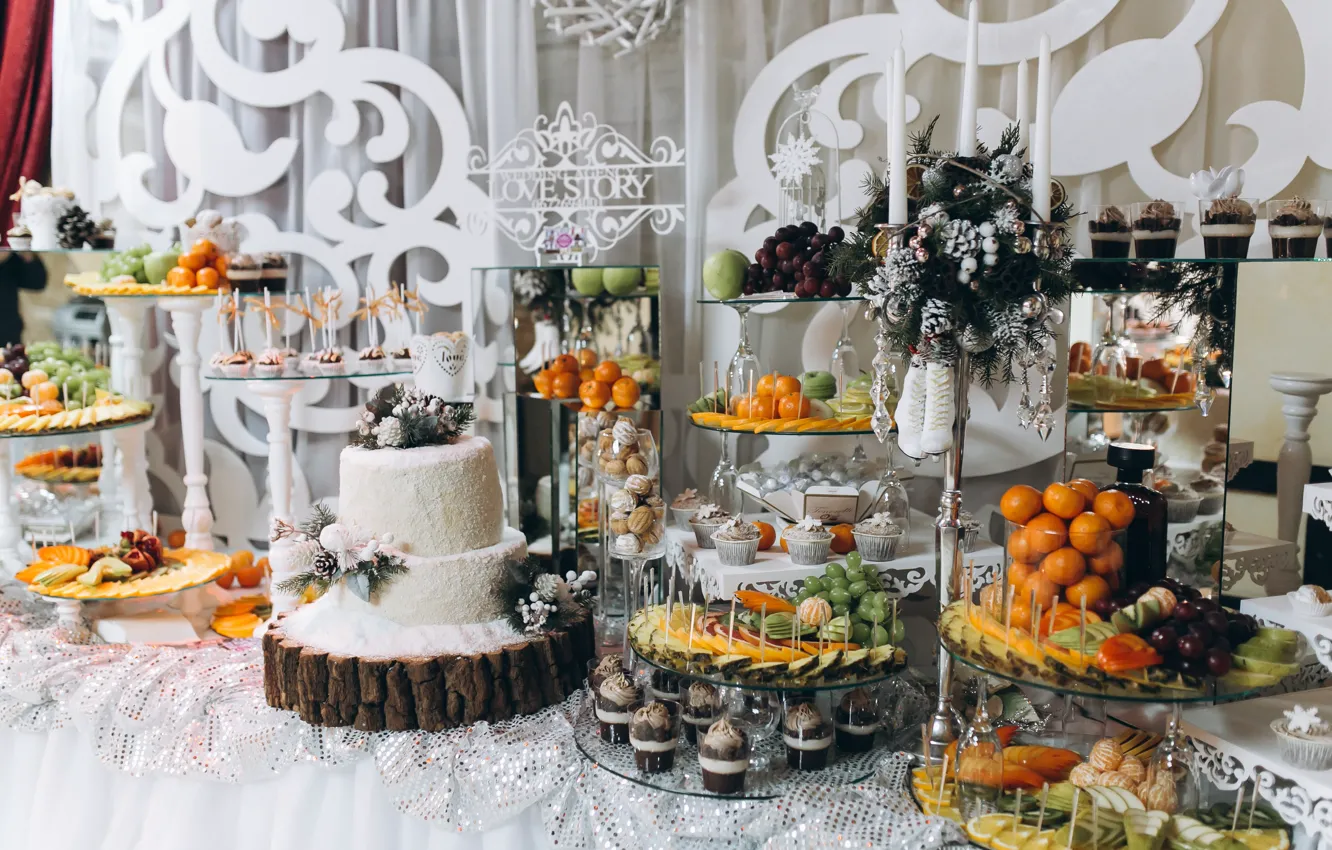Фото обои сладости, торт, вкусняшки, Разности