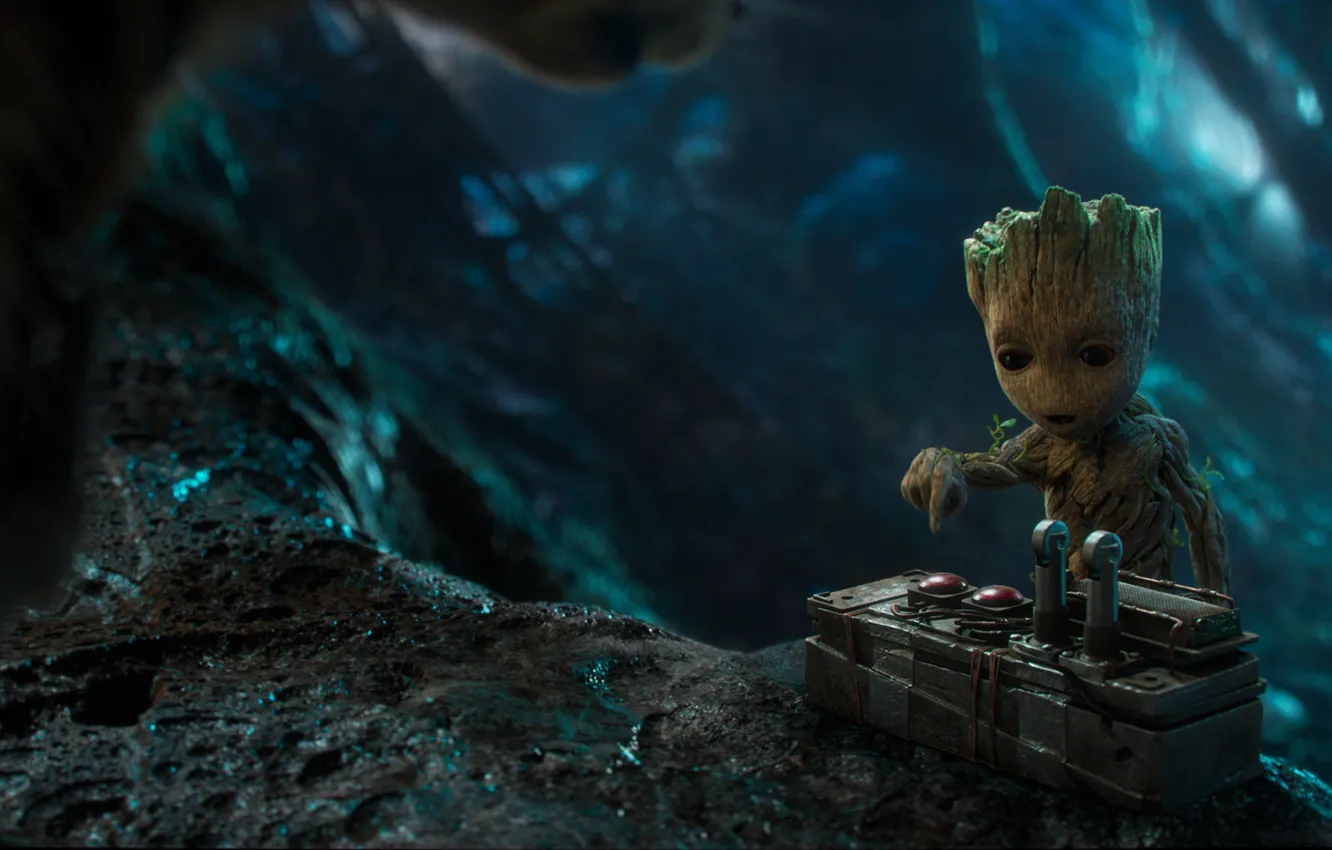 Фото обои marvel, марвел, стражи галактики, грут, groot, Baby Groot, Guardians of the galaxy vol.2