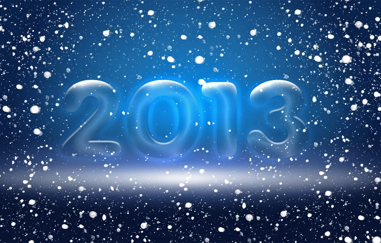 Фото обои снег, синий, новый год, 2012, 2013, 2014